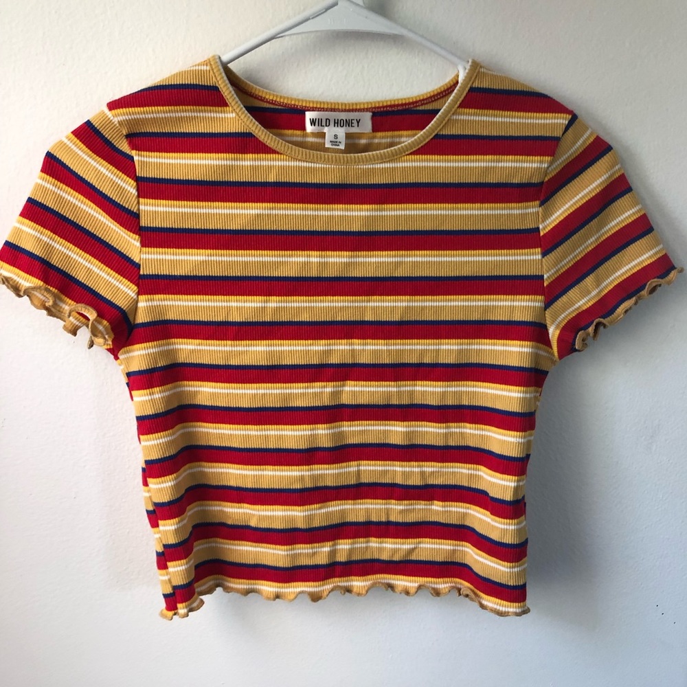 Wild Honey red and yellow baby tee